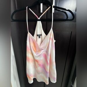 Express top dressy print color